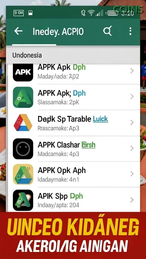 Cuplikan layar CAHAYATOTO — menu navigasi