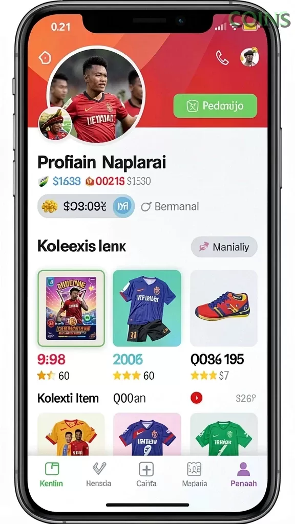 Cuplikan layar MANCINGDUIT — pengaturan akun
